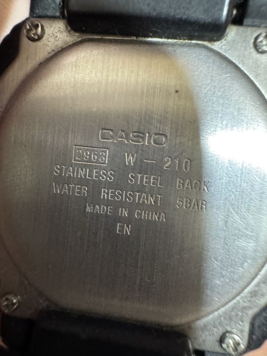 Чоловічий годинник CASIO 2963 W-210