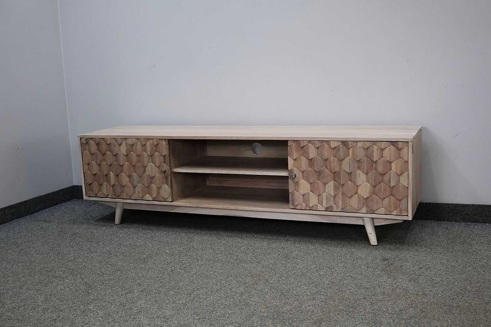 SZAFKA RTV MOSAYK #211 akacja lakierowana 170x42x48 cm / -40%