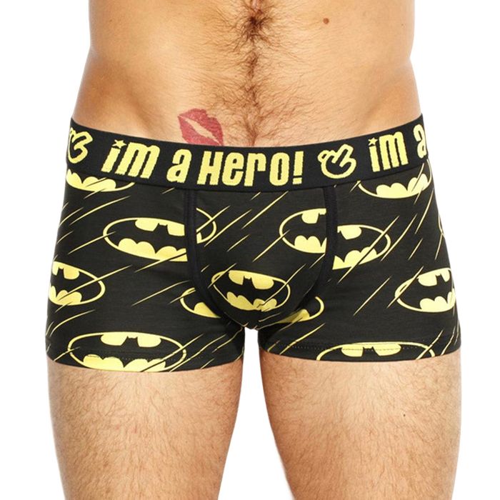 Bokserki męskie bawełniane Pink Hero - Batman - M
