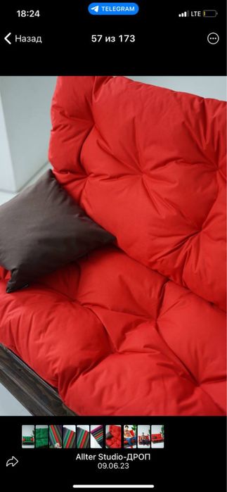 Садові подушки , матрац для вуличних меблів ,подушка на гойдалку