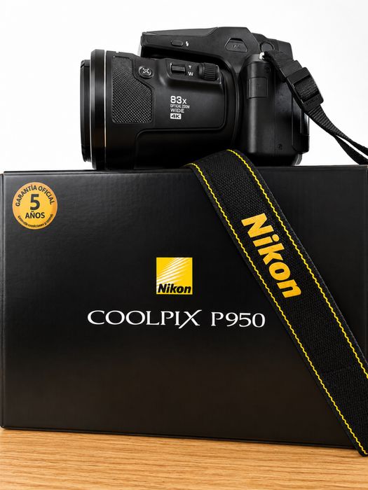 Nikon Coolpix P950 – Como Nova | Garantia Ativa | Caixa Completa