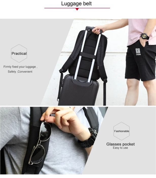 Mochila Tigernu anti-roubo