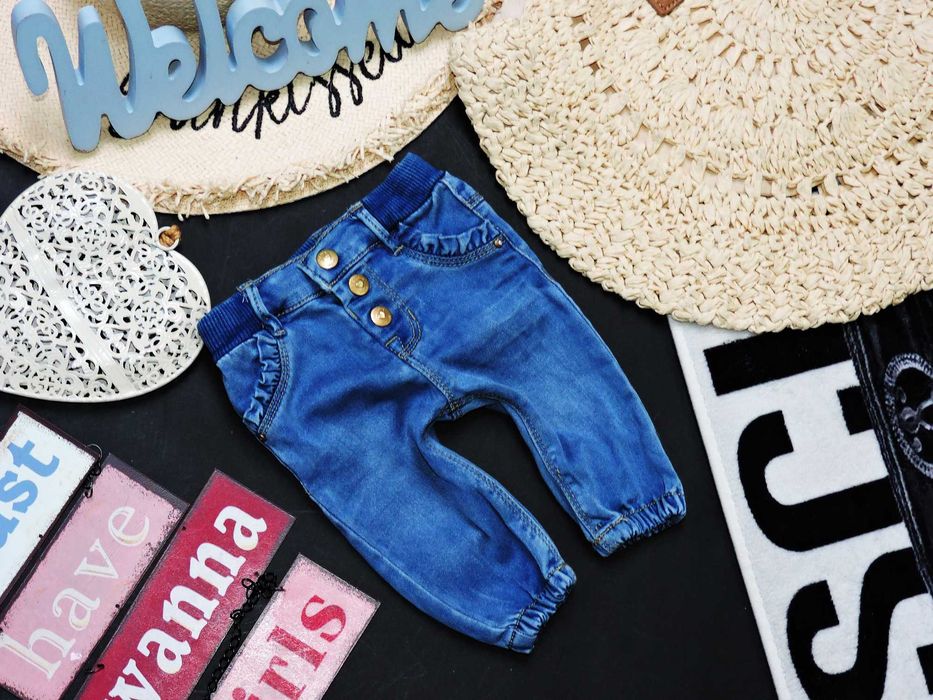 Name It - spodnie pumpy jeans r 56