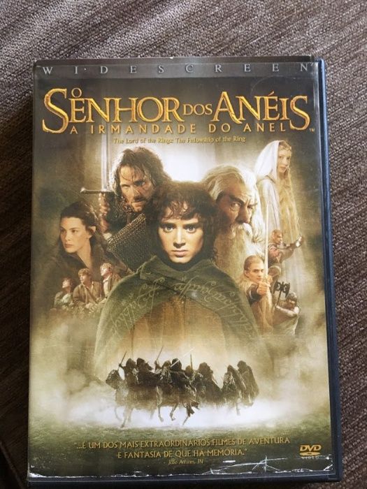 DVD´s O Senhor dos Anéis - A Irmandande do Anel + As Duas Torres