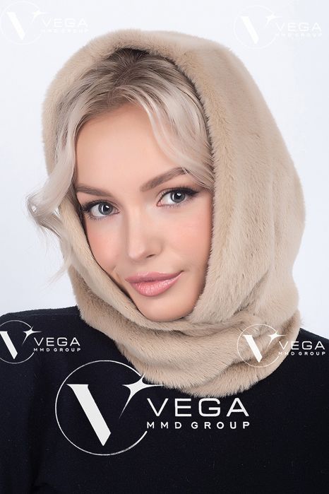 Капор.  Знижена ціна.  Норка. Ангора . Букле.