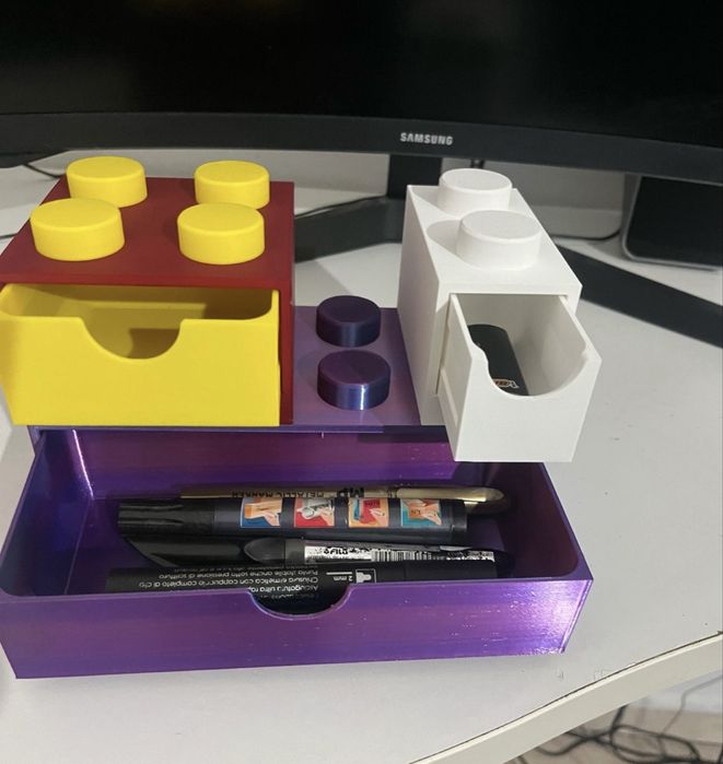 Шкатулка, бокс у вигляді блоків LEGO