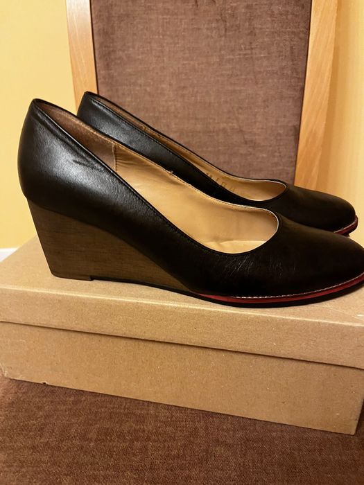 Czółenka Ryłko skórzane