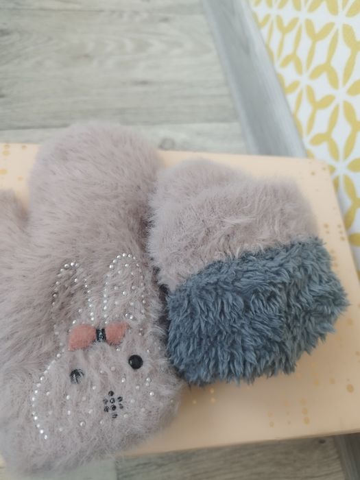 Рукавички зимові дитячі 4-6 років, рукавички для дівчинки, варежки 110