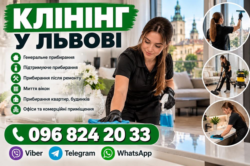 Генеральне прибирання квартир Львів