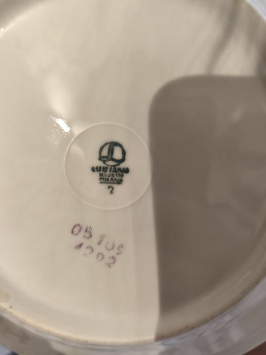 Zestaw talerzy porcelana
