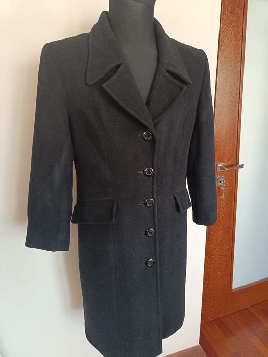 Elegancki płaszcz damski welna kaszmir