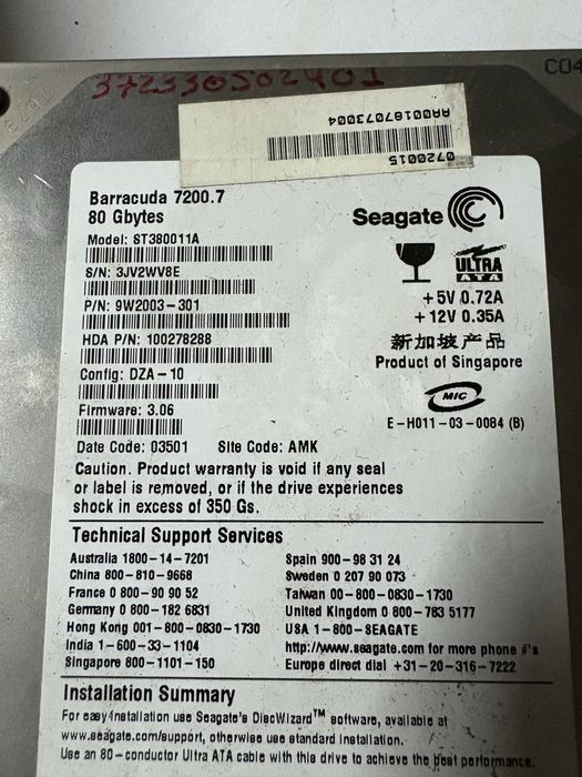 Disco IDE 3.5  varios tamanhos64585822109571120