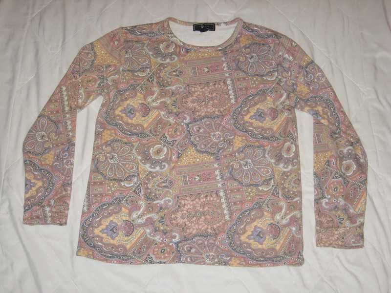 bluza hipisowska hipis malarstwo abstrakcja kwas 21 Men L kolorowa