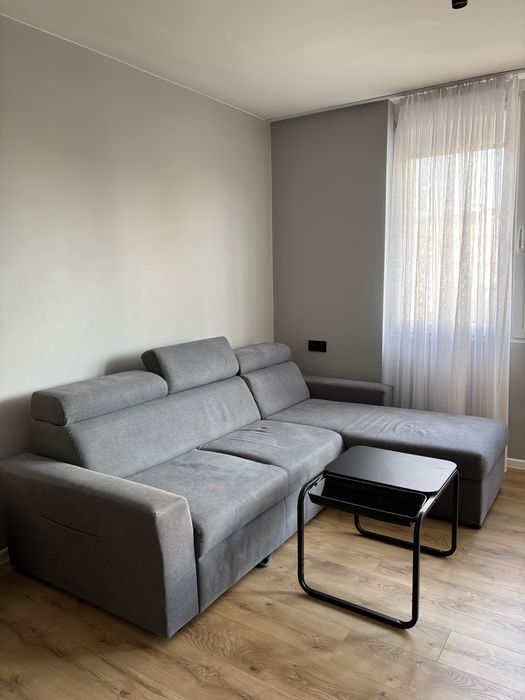 Kanapa narożnik szara