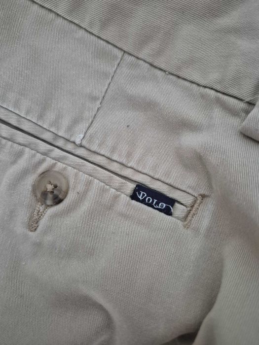 Spodnie proste beżowe casual basic orginal Polo Ralph Lauren