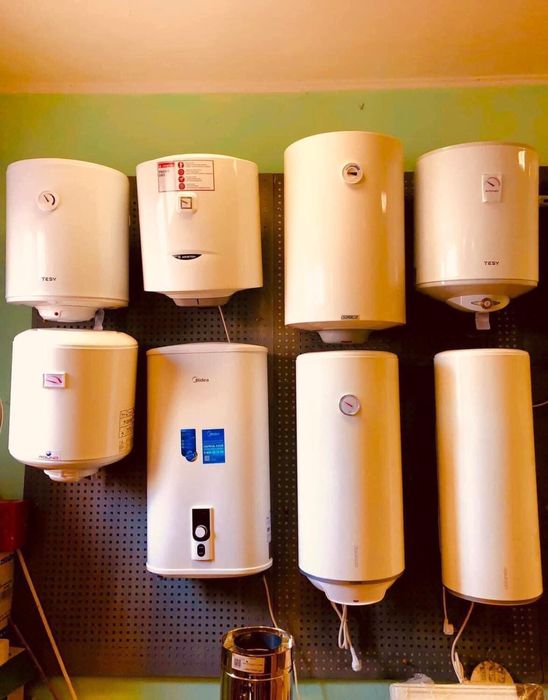 Бойлера ТМ «Ariston»,«Аtlantic», «Gorenje», «Midea»,«Röda» , «Round»,