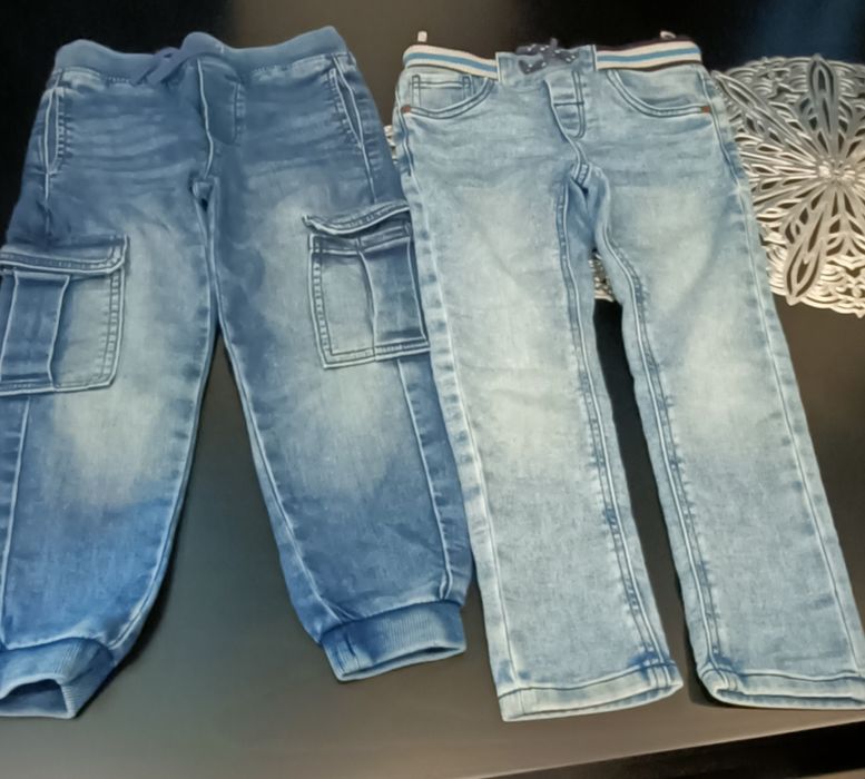 Calcas de ganga menino 4 e 5 anos 104 a 110 cm