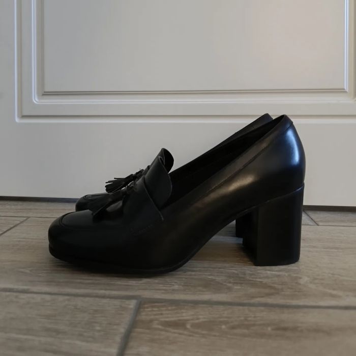 Лоферы туфли на каблуке Clarks 41p