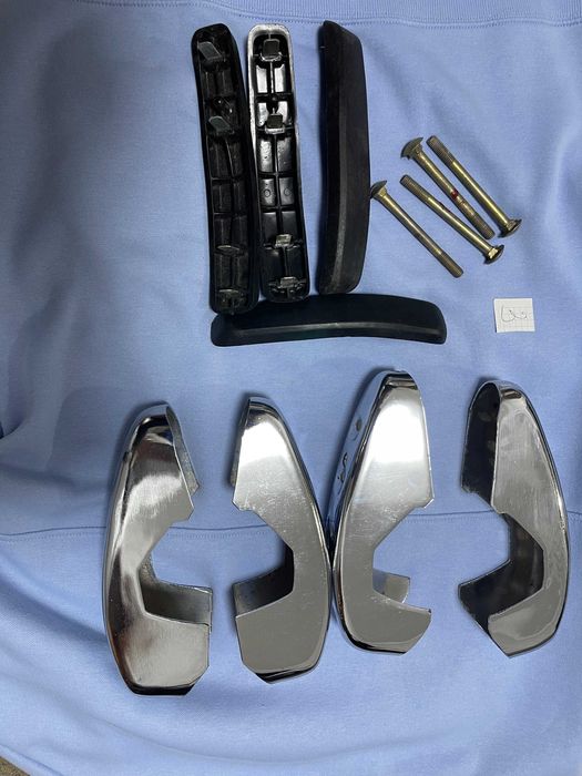 ваз клыки бампера 2103 поздние хром комплект