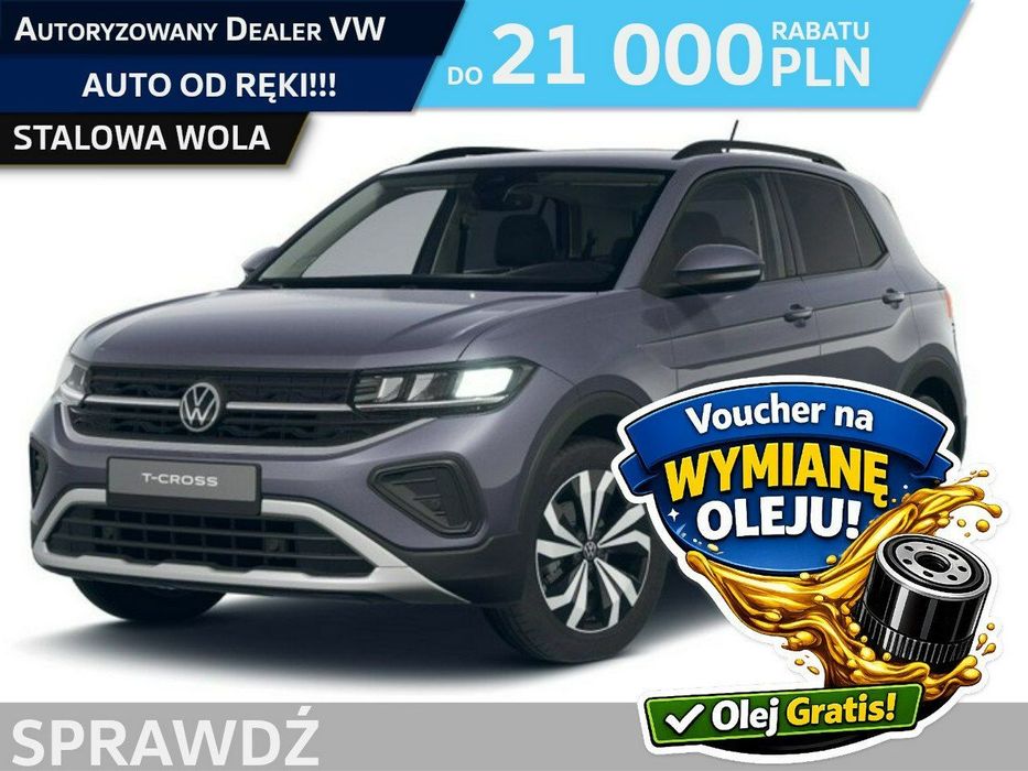 Volkswagen T-Cross Life Plus 1.5TSI 150KM automat DSG Pakiet Comfort App Connect HAK