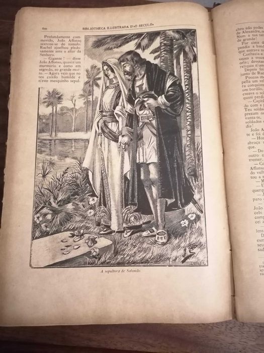 Livro " Guerreiro e Monge" de Campos Júnior datado 1901