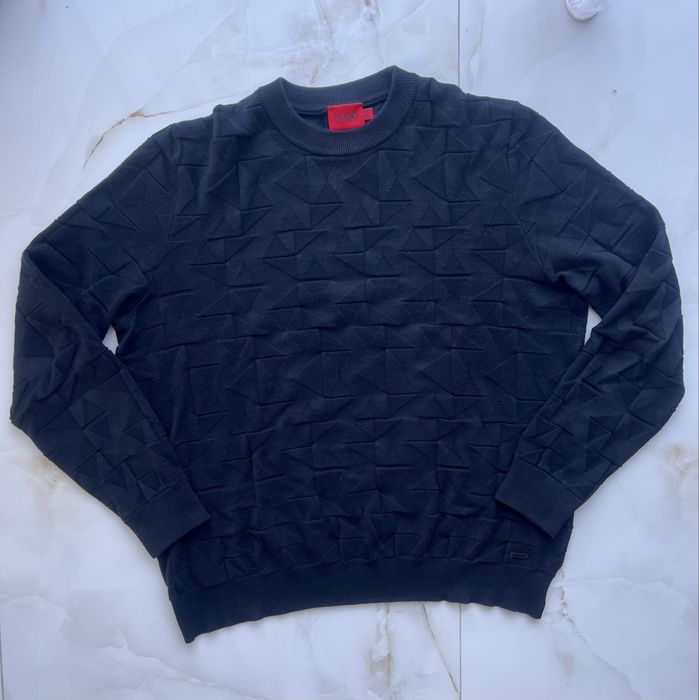 Sweter męski czarny