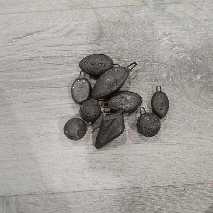 Conjunto de Chumbadas/Pesos de Pesca em Chumbo