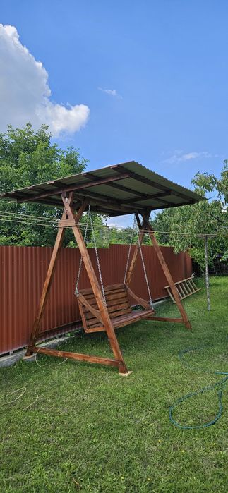 #гойдалка садова,качеля дерев'яна