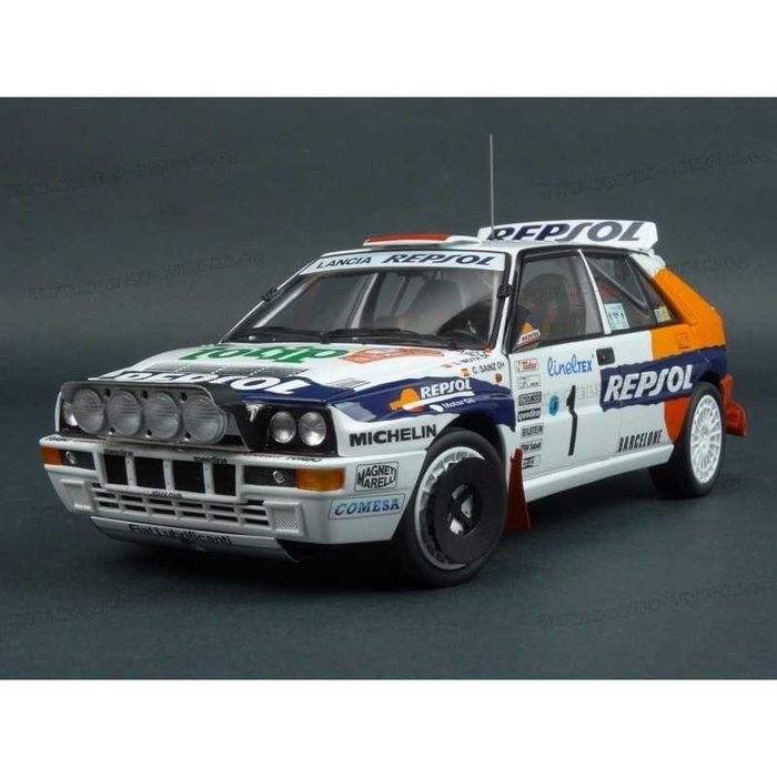 Model Kyosho 1:18 Lancia Delta Integrale Sainz '93 Monte Carlo