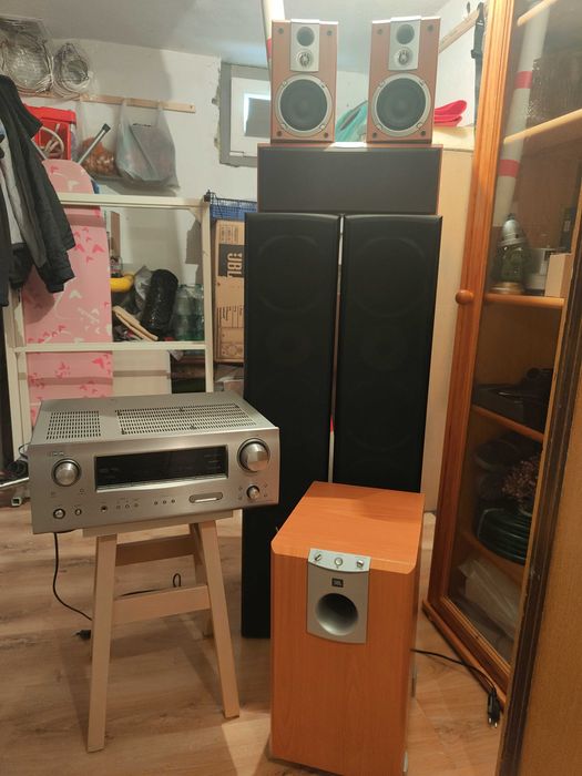 Amplituner Denon AVR 1908 + kolumny