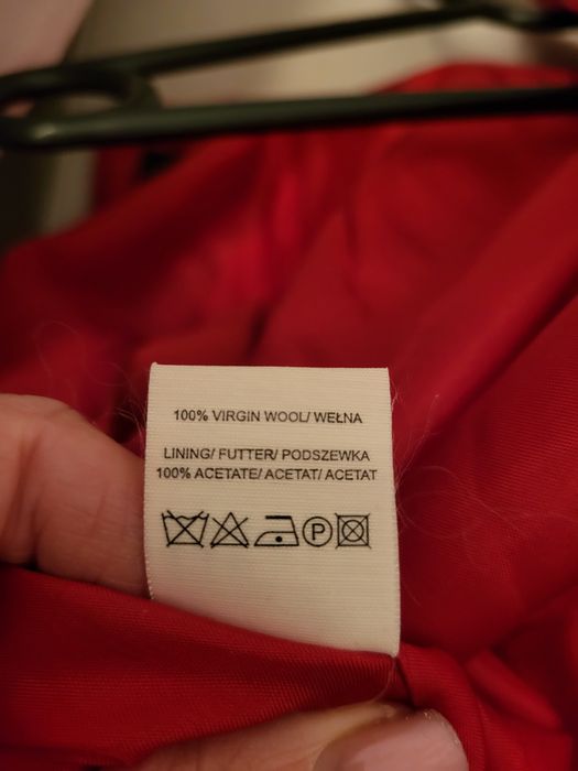 Czerwona krótka sukienka Simple r. 34