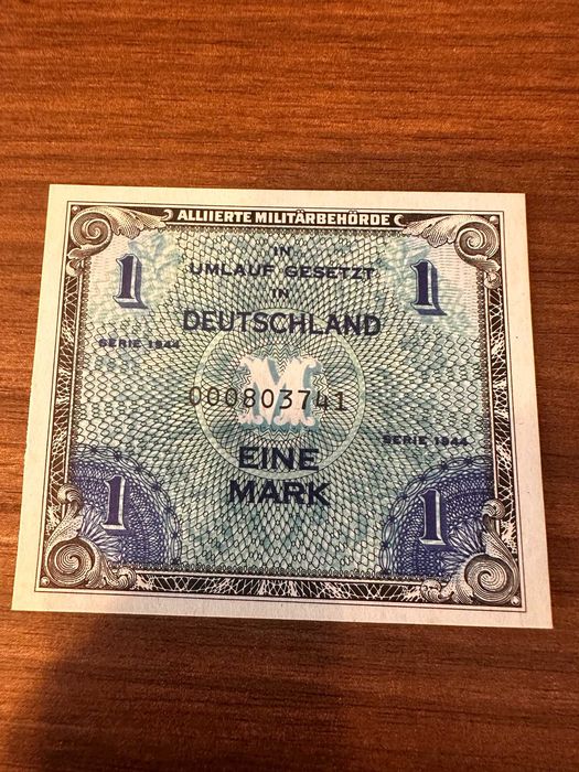 Lote 5 Notas Alemãs Históricas – Reichsmark / Wehrmacht – 1942/1944