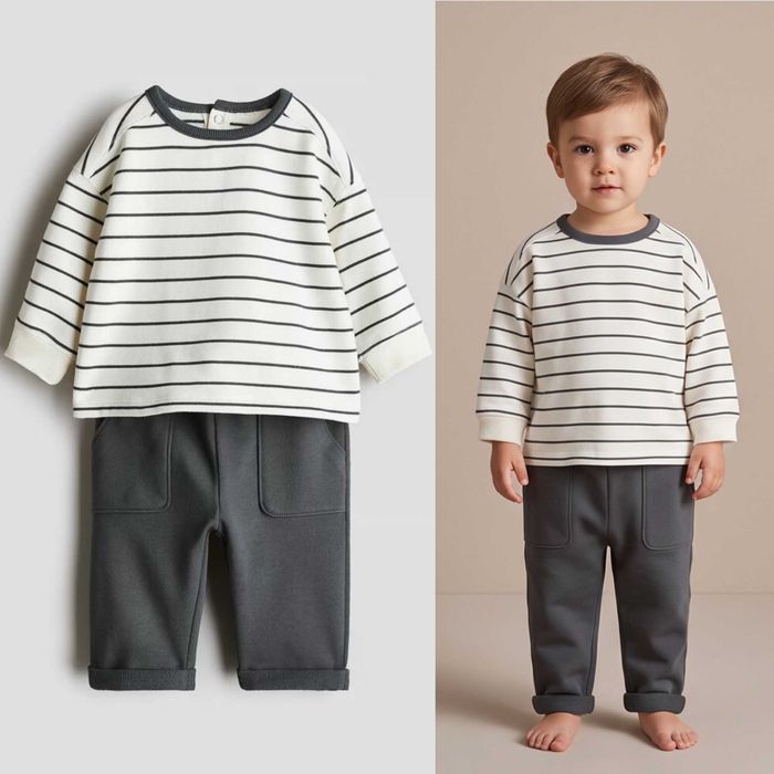 Комплект трикотажний від h&m ріст 98 і 104 см