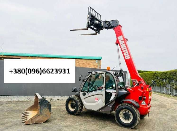 Телескопічний навантажувач MANITOU MT625 /2016/ + вила і ковш