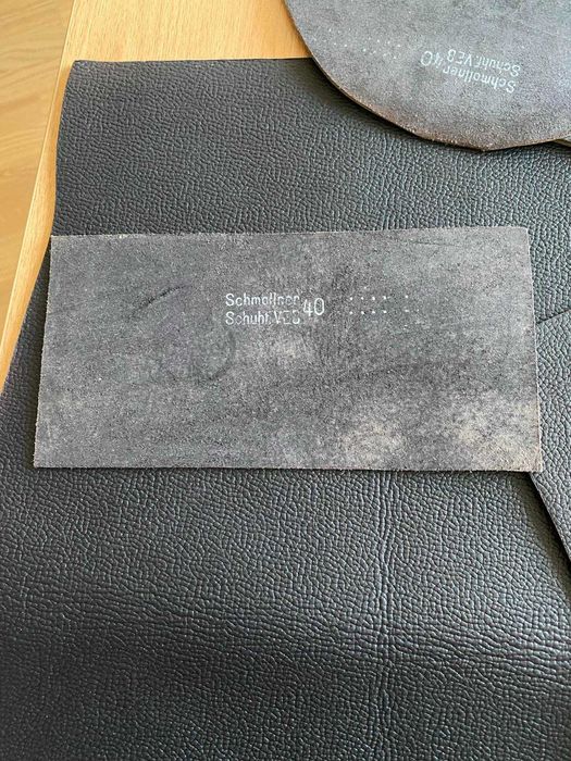 Крой хромовой кожи для  офицерских сапог 40-41 размер