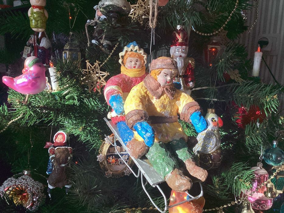 Іграшки на ялинку СРСР, ватна, вата, старі, советские, радянські