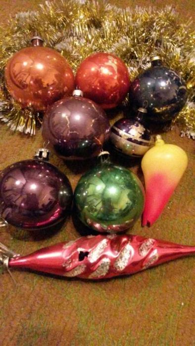 Елочные игрушки. СССР.