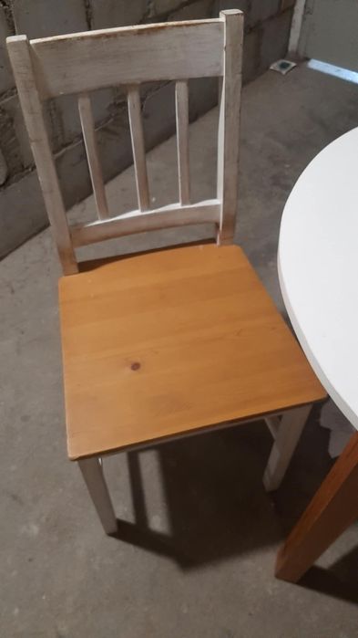 4 Krzesła Drewniane Ikea Stefan