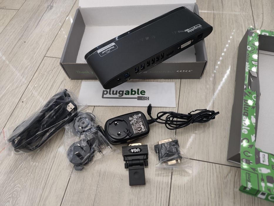 uniwersalna pozioma stacja dokująca Plugable UD-3900H