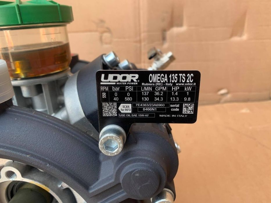Pompa Sadownicza Udor Omega 135 TS 2C do opryskiwacza włoska