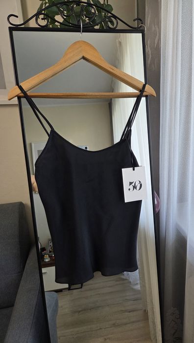 Jedwabny top Zara 100% jedwab silk classic summer chic elegant