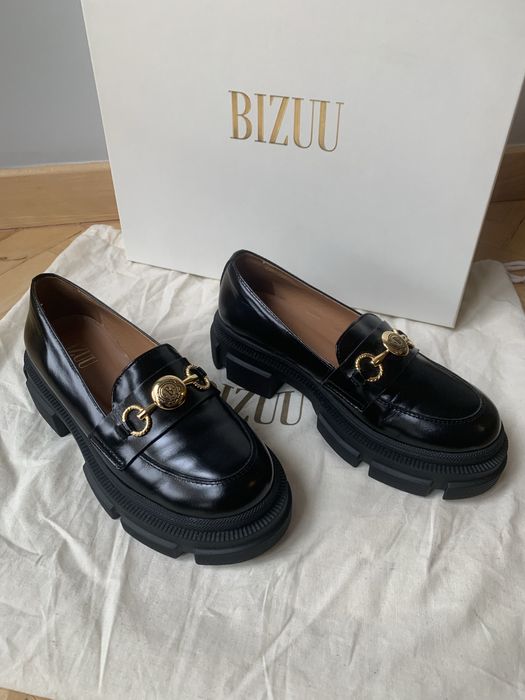 Mokasyny damskie BIZUU czarne 37