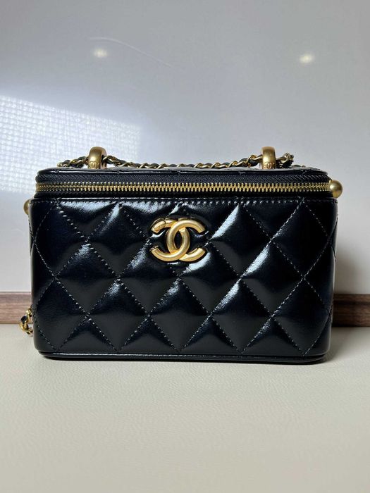Сумка в стилі Chanel Quilted Pearl Crush