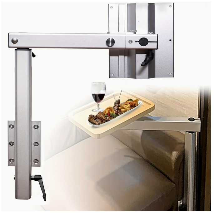 Noga stołu do kampera obrotowa