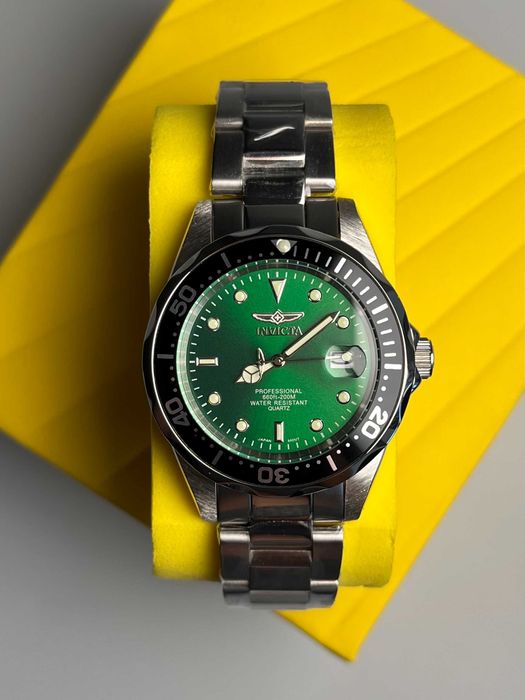 годинник Invicta 10667, сріблястий годинник, часы инвикта Ø37.5мм