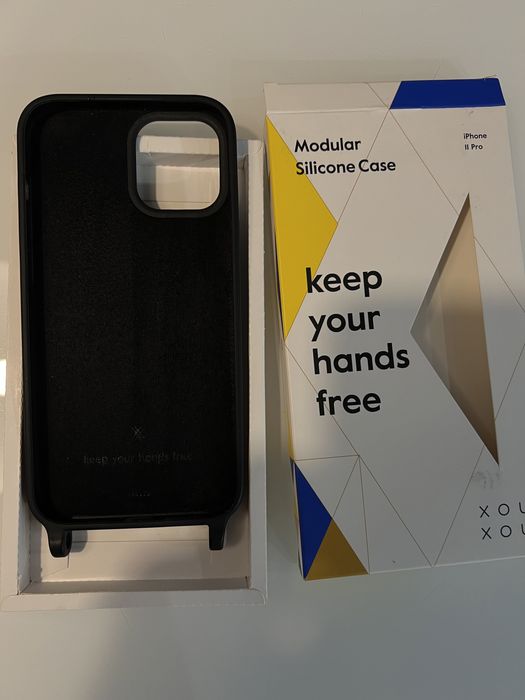 Czarne etui, case 14 pro max XOUXOU