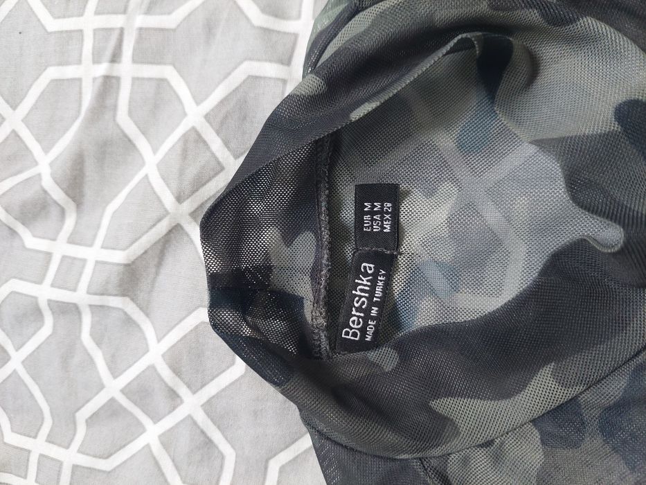 Top bluzka siateczka siateczkowa moro bershka