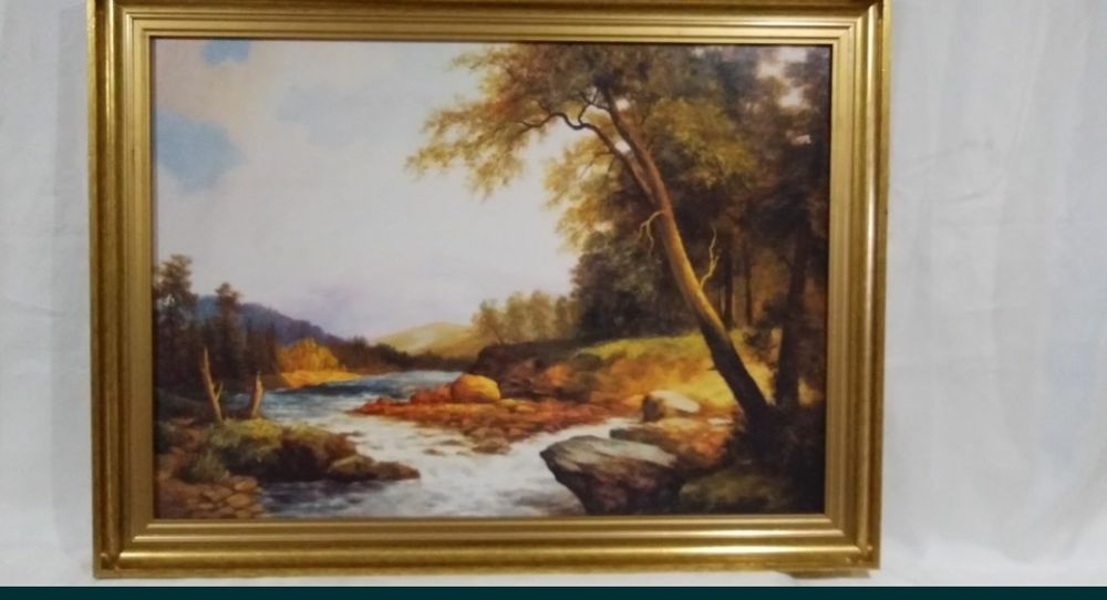 Картина репродукция 70 х 50 см. в деревянной раме 6ми.