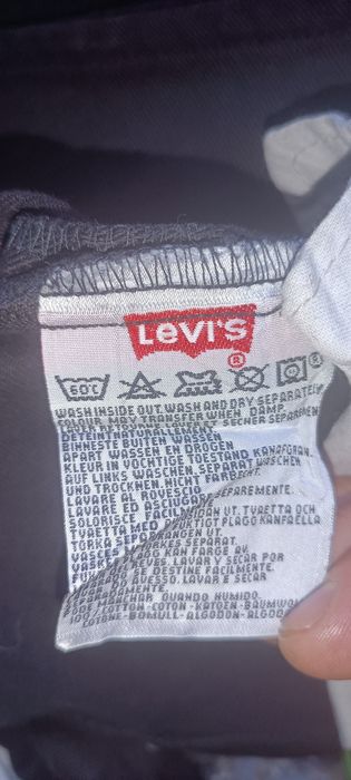 Levis 501 czarne W28 L32 made in USA