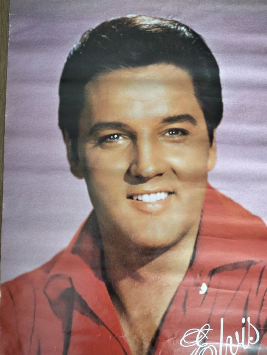 Antigo poster Elvis Presley
